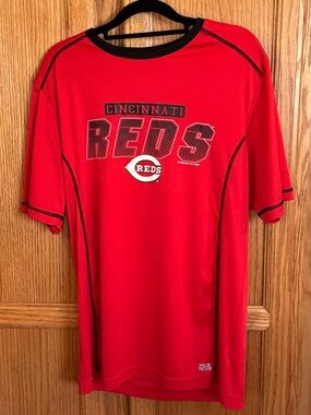 Cincinnati Reds TX3 Cool Athletic Shirt Red MLB Baseball Tee Medium